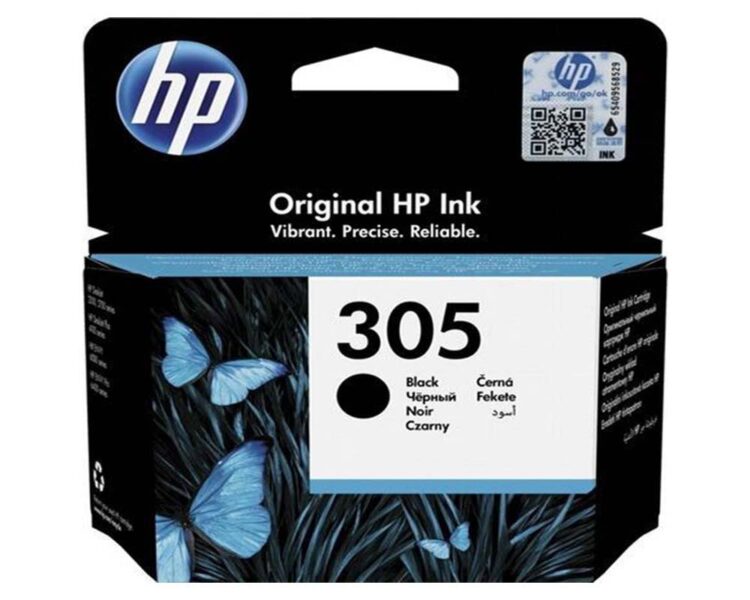 Γνήσιο Μελάνι HP 305 Black (3YM61AE) - Image 1