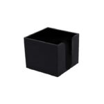 Θήκη Πλαστική για Χαρτάκια Σημειώσεων - Κύβος Κενός Metron, Μαύρη