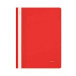 Ντοσιέ με Έλασμα Πλαστικό Metron, 23Χ31εκ, Κόκκινο