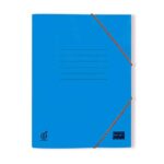 Ντοσιέ Πρεσπάν Πλαστικοποιημένος με Λάστιχο και αυτιά SKAG, 26Χ35εκ, Μπλέ