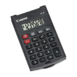 Αριθμομηχανή Τσέπης, Canon, AS-8, 8 Ψηφίων, Μαύρο