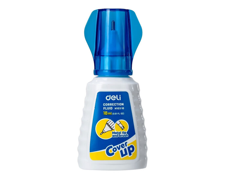 Διορθωτικό Υγρό+Στυλό, Deli, Cover Up,18ml - Image 1