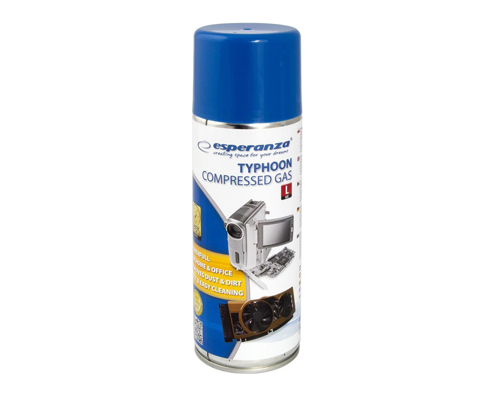 Σπρέι Πεπιεσμένου Αέρα, Esperanza Typhoon Compressed Air 400ml