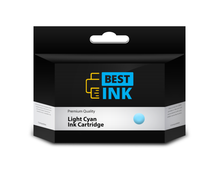 Συμβατό Μελάνι EPSON C13T24354010, T2435 Light Cyan - Image 1