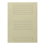 Ντοσιέ με Αυτιά Χάρτινος Μανίλα, 26Χ35εκ, Μπεζ