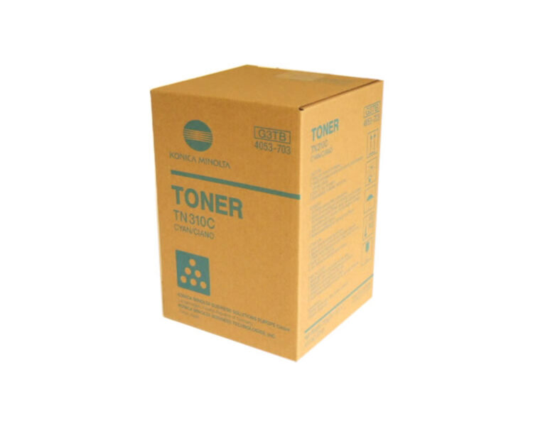Konica Minolta TN310C, G3TB (4053-703) Cyan Γνήσιο Τόνερ - Image 1