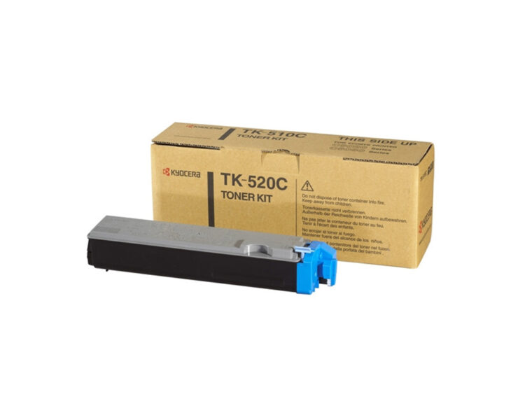 Kyocera TK-520 (1T02HJCEU0) Cyan, Γνήσιο Τόνερ - Image 1
