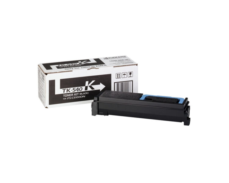 Kyocera TK-540 (1T02HL0EU0) Black, Γνήσιο Τόνερ - Image 1