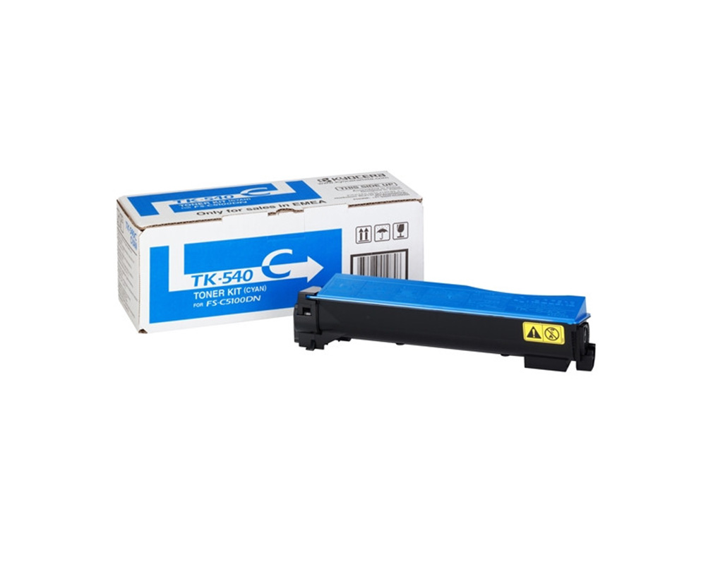 Kyocera TK-540 (1T02HLCEU0) Cyan, Γνήσιο Τόνερ