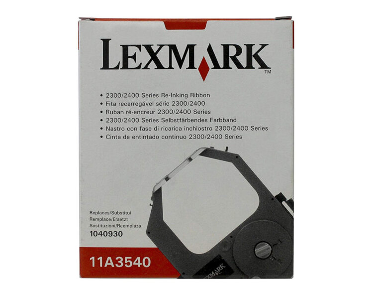 Γνήσια Μελανοταινία (Ribbon) Lexmark 11A3540 Black - Image 1