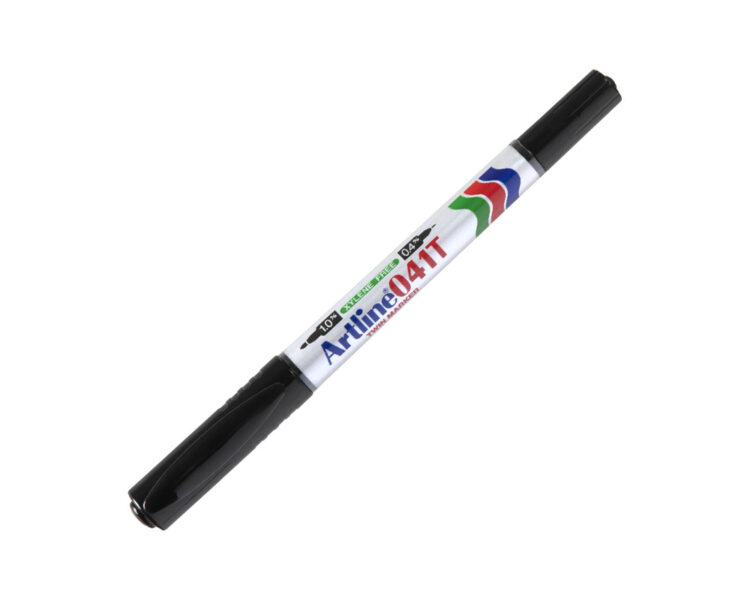 Μαρκαδόρος Ανεξίτηλος Artline 041T, Αδιάβροχος, 0.4-1.0mm, Μαύρο Χρώμα - Image 1