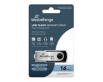 USB Flash Drive, MediaRange, 16GB, USB 2.0, Μαύρο