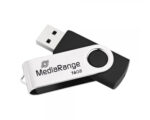 USB Flash Drive, MediaRange, 16GB, USB 2.0, Μαύρο - Image 2
